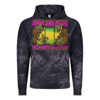 Cloud Black mardi gras  leopard pink glitter Vintage Hoodie - BarkalooDesign