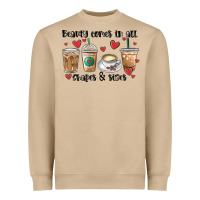 Mushroom beauty comes in all shapes and sizes coffee Heavyweight Sweatshirt - MaliasSmallBusiness