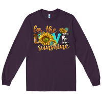 Plum for the love sunshine Long Sleeve Tee - NancyCooperArtShop