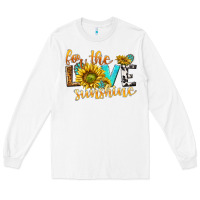 White for the love sunshine Long Sleeve Tee - NancyCooperArtShop