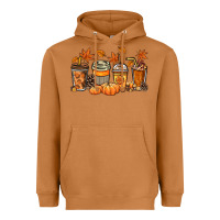 Meerkat Fall coffee cups Heavyweight Hoodie - NancyCooperArtShop