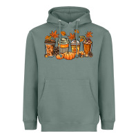 Sage Fall coffee cups Heavyweight Hoodie - NancyCooperArtShop