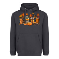 Smoke Fall coffee cups Heavyweight Hoodie - NancyCooperArtShop