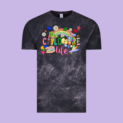 Childcare Life Vintage Tee Designed By Jahusdesignshop