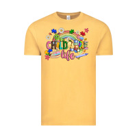 Vintage Mustard childcare life Vintage Tee - JahusDesignShop
