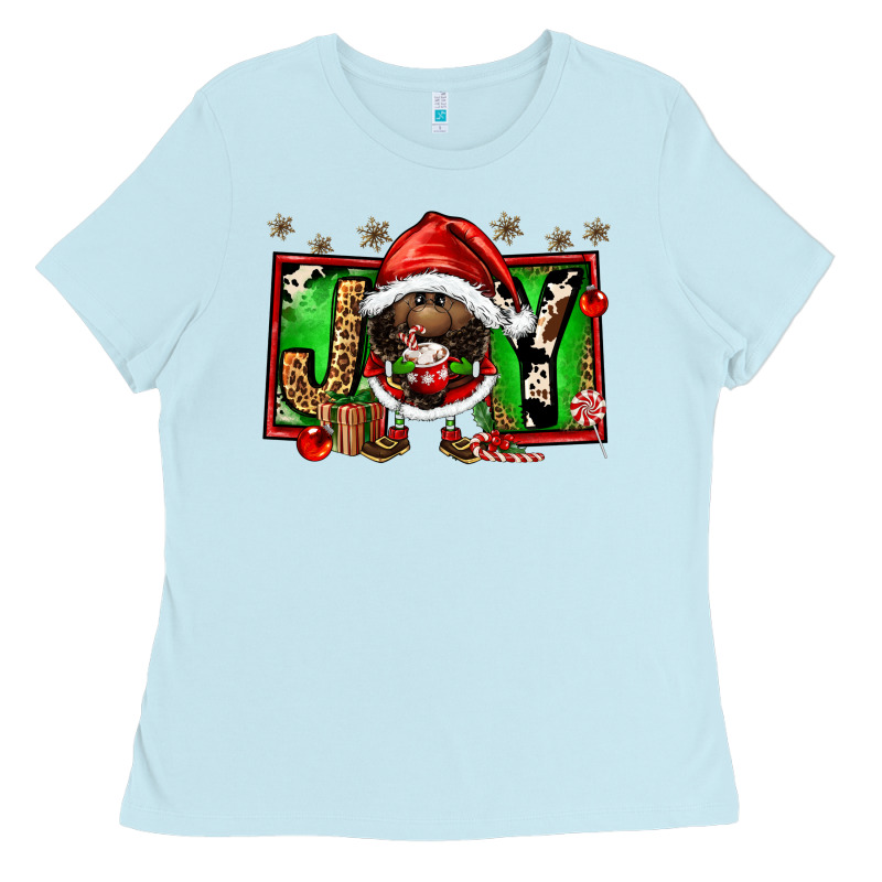 Joy Afro Santa Gnomes Ladies Tee by FaDigitalArtStudio | Teevron