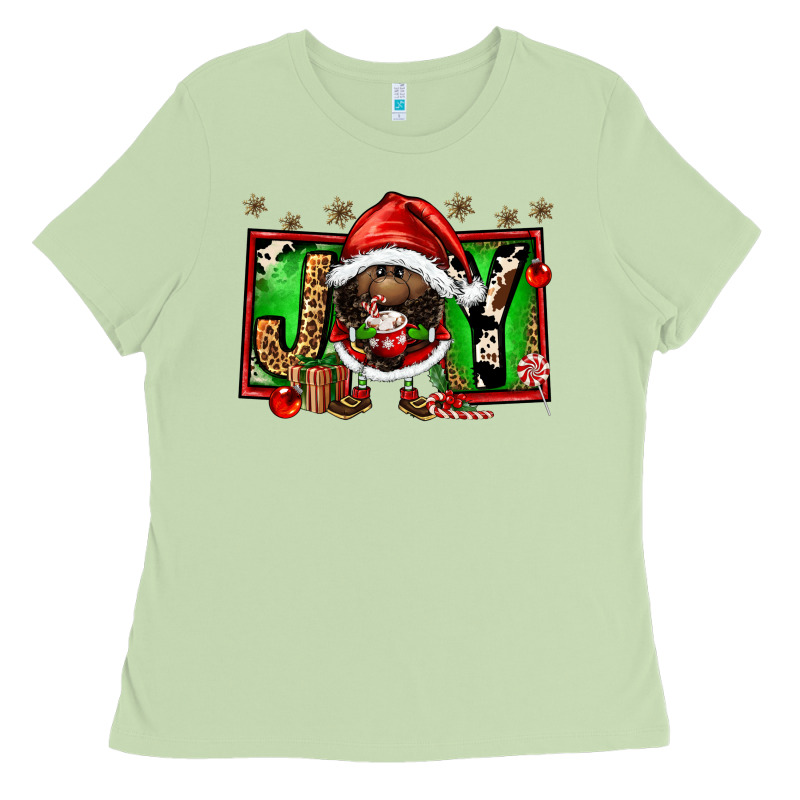 Joy Afro Santa Gnomes Ladies Tee by FaDigitalArtStudio | Teevron