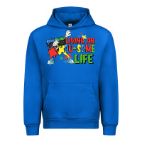 Cobalt Living an au-some life Autism Awareness Day Urban Hoodie - FaDigitalArtStudio