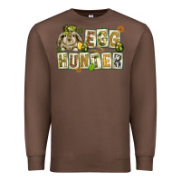 Chestnut Egg hunter with plate letters Easter Day Premium Sweatshirt - HowdyJamesFarm