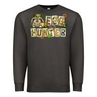 Smoke Egg hunter with plate letters Easter Day Premium Sweatshirt - HowdyJamesFarm