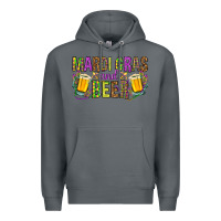 Rock Mardi Gras and beer Premium Hoodie - HowdyJamesFarm