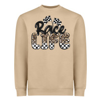 Race Life Heavyweight Sweatshirt | Teevron