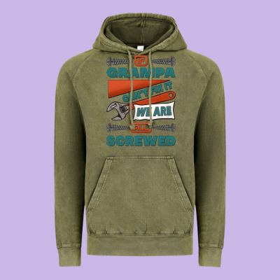 If Grampa Can't Fix It We Are All Screwed Vintage Hoodie Designed By Jasminsmagicworld