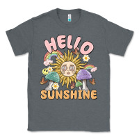 Charcoal Heather hello sunshine Classic Tee - MaliasSmallBusiness