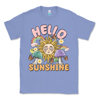 Colony Blue hello sunshine Classic Tee - MaliasSmallBusiness