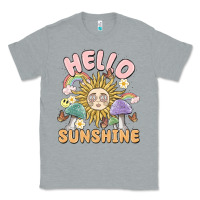 Heather Grey hello sunshine Classic Tee - MaliasSmallBusiness