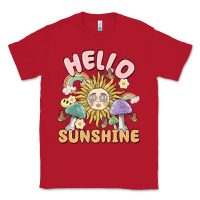 Red hello sunshine Classic Tee - MaliasSmallBusiness