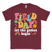 Burgundy field day let the games begin Classic Tee - JahusDesignShop