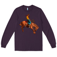 Plum cowboy rodeo Long Sleeve Tee - JahusDesignShop