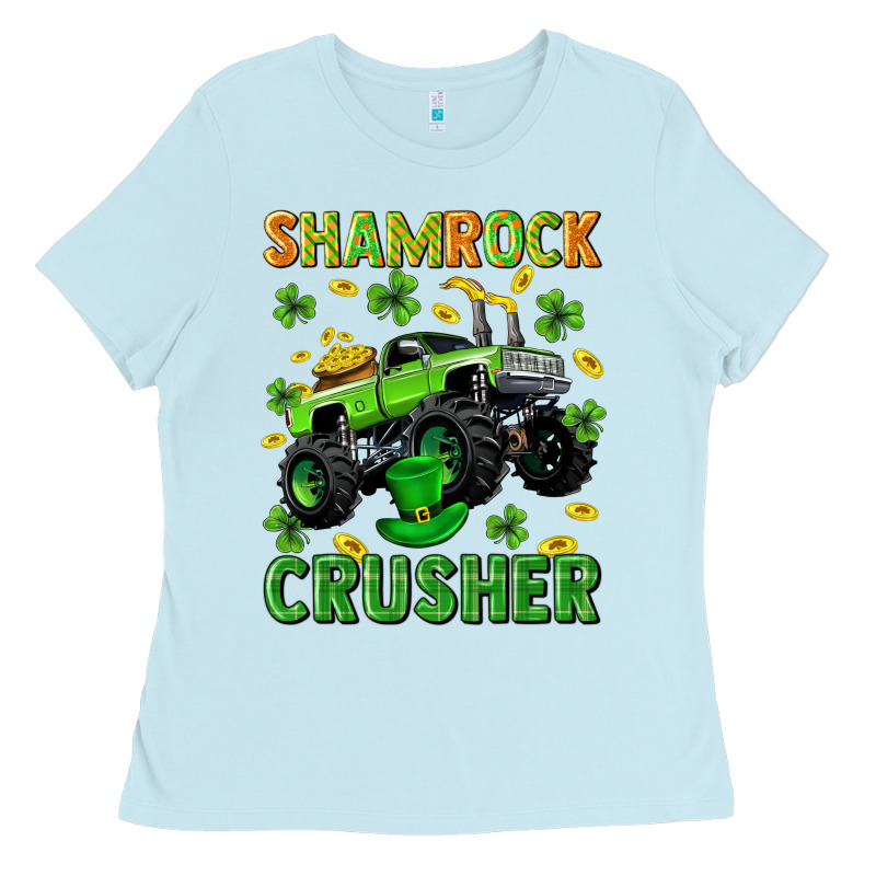 St Patricks Shamrock Crusher Ladies Tee by Neo Western | Teevron
