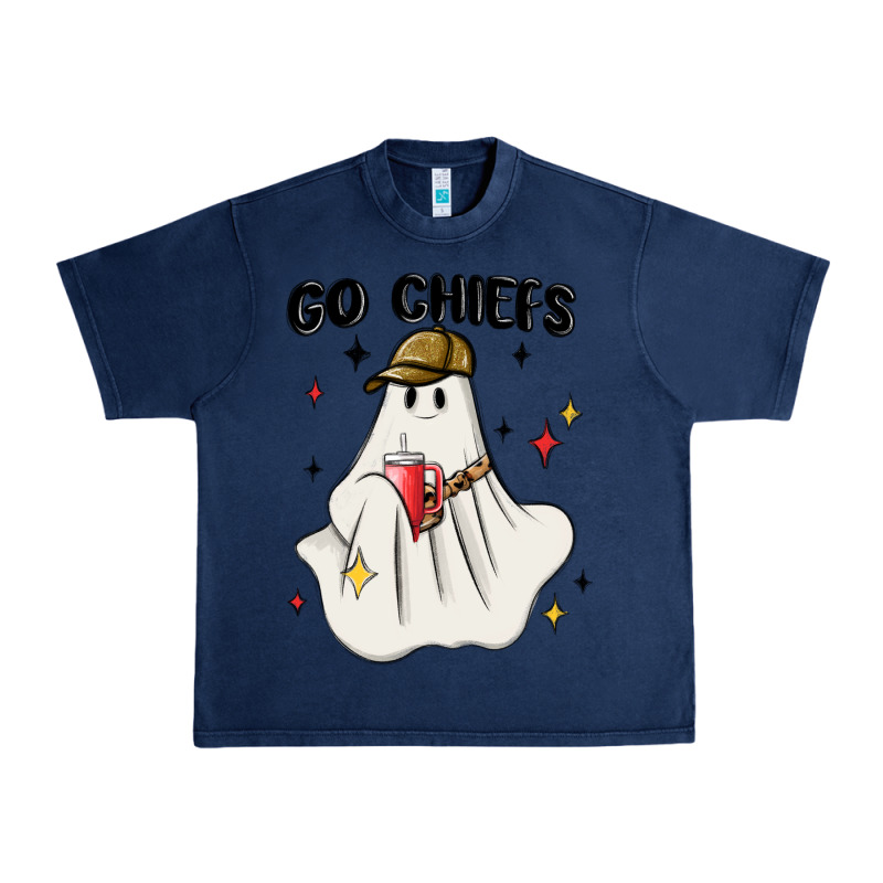 Go Chiefs Boujee Sports Ghost Stanley Urban Heavy Tee by MaliasSmallBusiness | Teevron