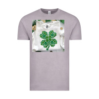 Vintage Zinc shamrock patterned clothing Vintage Tee - MaliasSmallBusiness