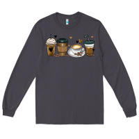 Smoke coffee latte coffee cups Long Sleeve Tee - MaliasSmallBusiness