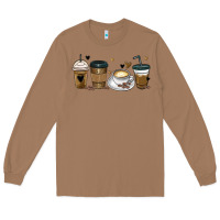 Toasted Coconut coffee latte coffee cups Long Sleeve Tee - MaliasSmallBusiness