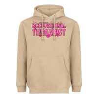 Mushroom breast cancer occupational therapist Heavyweight Hoodie - texasbilliewilder