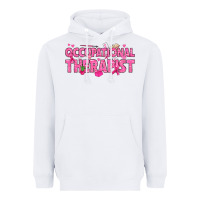 White breast cancer occupational therapist Heavyweight Hoodie - texasbilliewilder