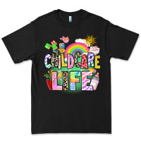 Black childcare life Premium Tee - AdoDesignShop