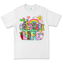 White childcare life Premium Tee - AdoDesignShop