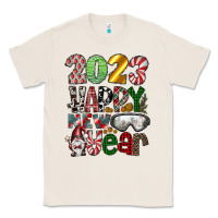 Natural 2023 Happy New Year Classic Tee - CowhideDigitalArt