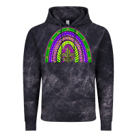 Cloud Black mardi gras rainbow Vintage Hoodie - BarkalooDesign