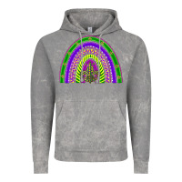 Cloud Rock mardi gras rainbow Vintage Hoodie - BarkalooDesign