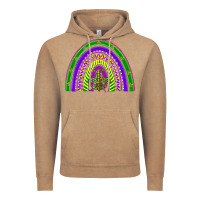 Vintage Coffee mardi gras rainbow Vintage Hoodie - BarkalooDesign