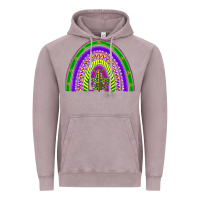 Vintage Zinc mardi gras rainbow Vintage Hoodie - BarkalooDesign