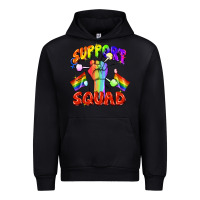 Black support squad pride Urban Hoodie - FaDigitalArtStudio