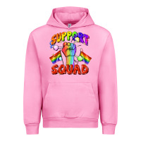 Fuchsia Pink support squad pride Urban Hoodie - FaDigitalArtStudio