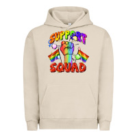 Pigment French Oak support squad pride Urban Hoodie - FaDigitalArtStudio