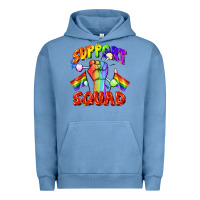 Pigment Pebble Blue support squad pride Urban Hoodie - FaDigitalArtStudio