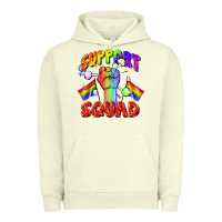 Pigment Pistachio support squad pride Urban Hoodie - FaDigitalArtStudio