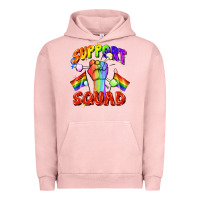 Pigment Salmon support squad pride Urban Hoodie - FaDigitalArtStudio