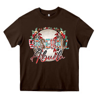 Chocolate Brown baseball abuela Heavy Core Tee - RacoonDesign