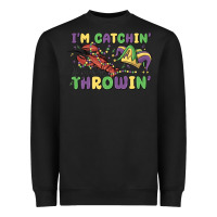 Black i'm catchin' if you're throwin' Heavyweight Sweatshirt - MaliasSmallBusiness