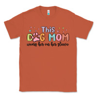Copper this dog mom wears her heart on her sleeve Classic Tee - MaliasSmallBusiness