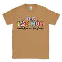 Toasted Coconut this dog mom wears her heart on her sleeve Classic Tee - MaliasSmallBusiness