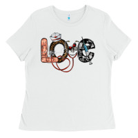 White love nurse Ladies Tee - SublimationCraftShop