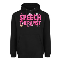Black breast cancer speech therapist Heavyweight Hoodie - texasbilliewilder