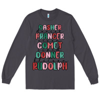 Smoke dasher dancer prancer vixer comet cupid donner bli Long Sleeve Tee - MaliasSmallBusiness